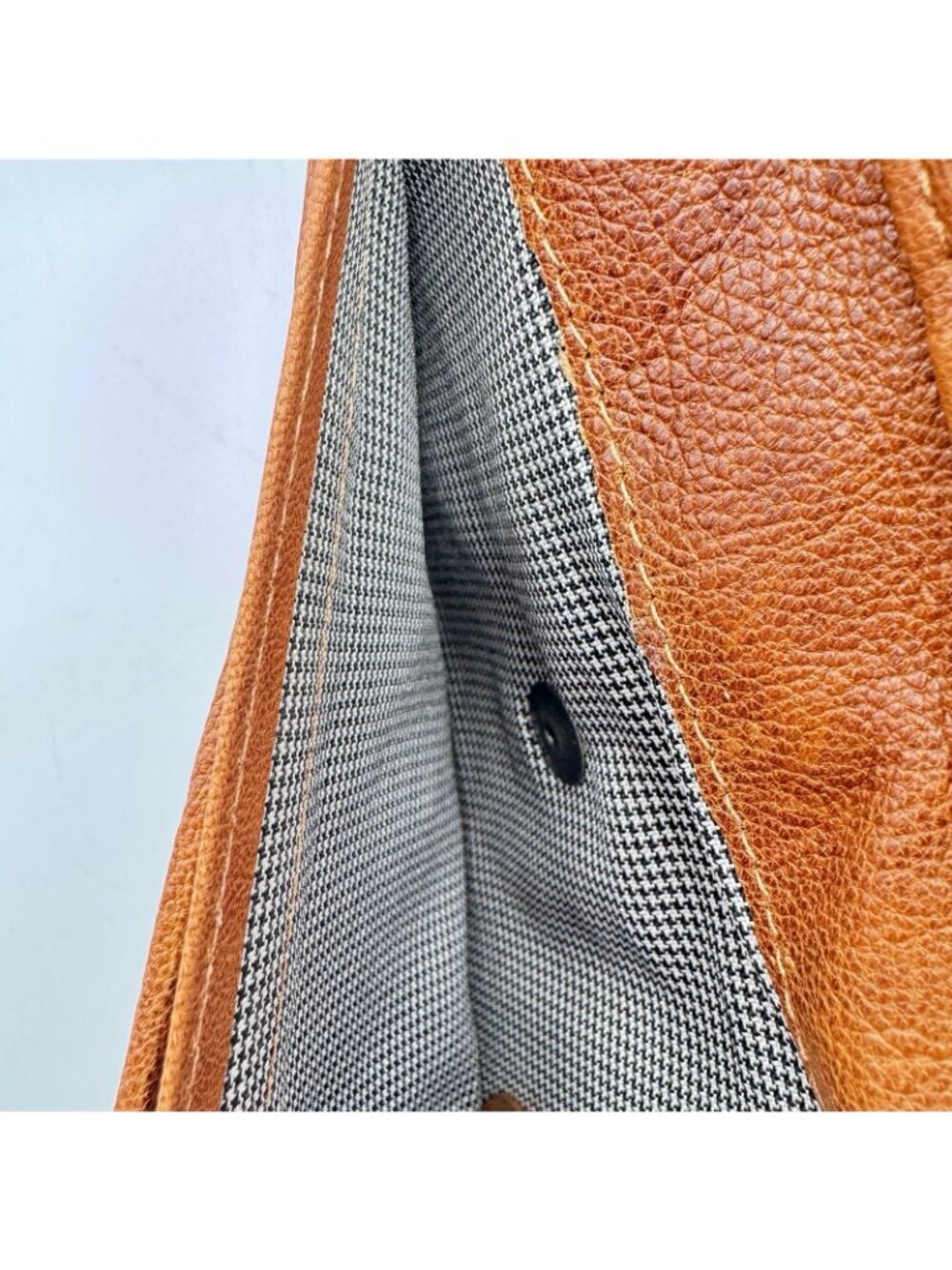 Spikes & Sparrow Genuine Leather Camel Color Wallet Tri-Fold RFID CC Protection - Picture 9 of 16